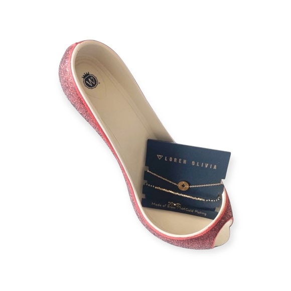 new Loren Olivia ➪ aso Free People FP ➪ 14KGP Boho Arrow Bracelet 3 Piece Set ➪ - Picture 7 of 14